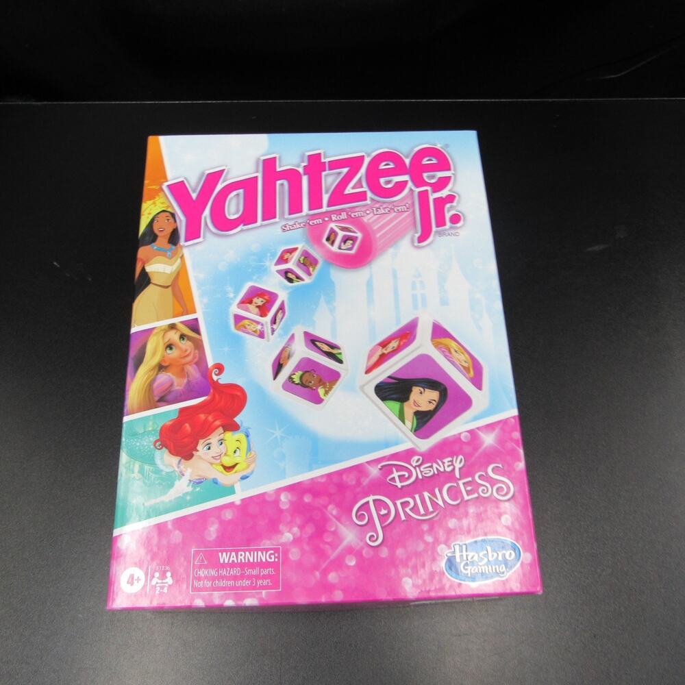 Hasbro Gaming Yahtzee Jr. Disney Princess Edition used